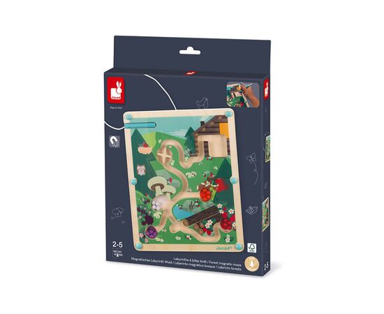 Игровой набор Janod магнитный лабиринт Лес (J05311), изображение 4 Игровой набор Janod магнитный лабиринт Лес (J05311), изображение 4
