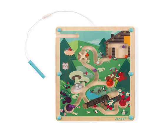 Игровой набор Janod магнитный лабиринт Лес (J05311)