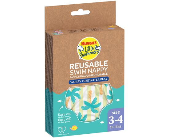 Подгузник Huggies Little Swimmers Размер 3-4 многоразовые для плавания 1 шт (5029053583051), изображение 2 Подгузник Huggies Little Swimmers Размер 3-4 многоразовые для плавания 1 шт (5029053583051), изображение 2