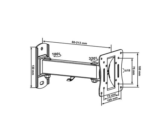Кронштейн Walfix R-261B, изображение 2 Кронштейн Walfix R-261B, изображение 2