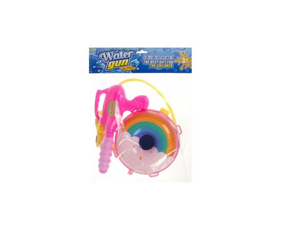 Игрушечное оружие A-Toys Водный пистолет Радуга с рюкзаком в пакете (928)