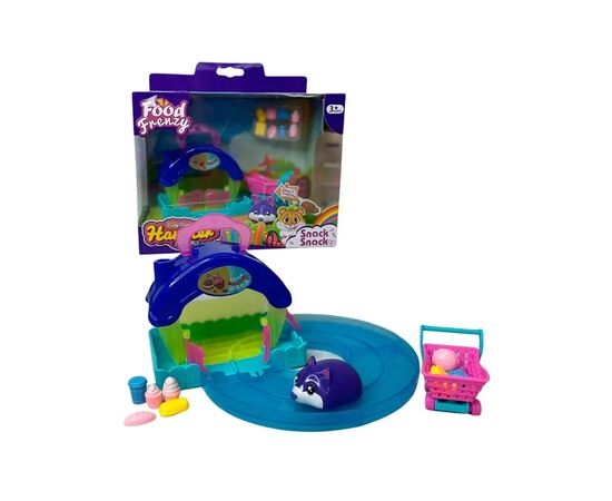 Игровой набор A-Toys маленьких хомяков: домик, мини-трек в коробке (Y004)