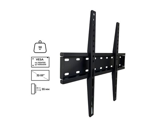 Кронштейн Charmount TV04F Black, изображение 4 Кронштейн Charmount TV04F Black, изображение 4