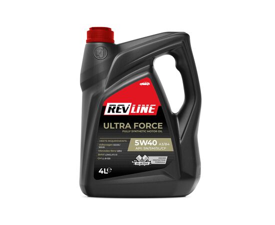 Моторное масло REVLINE ULTRA FORCE SYNTHETIC 5w40 4л (RUF5404)