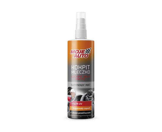 Автополироль MOJE AUTO Cocpit Milk Matte Black 300мл (19-614)