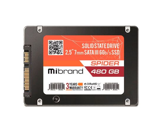 Накопитель SSD 2.5" 480GB Mibrand (MI2.5SSD/SP480GBST)