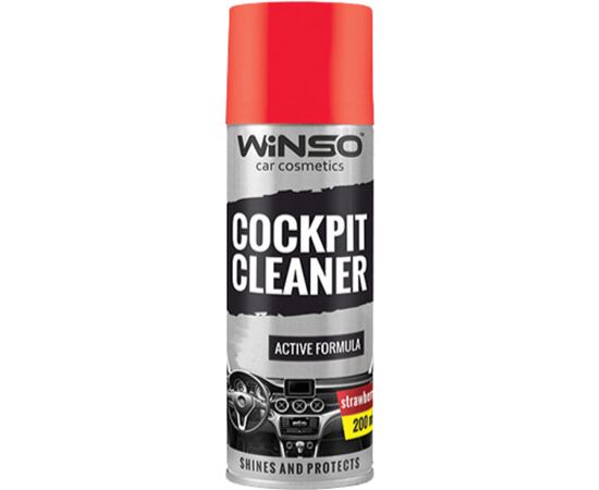 Автополироль WINSO Cockpit Cleaner (клубника) 200мл (820260)