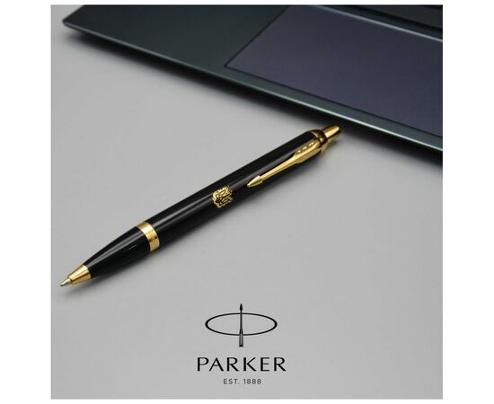 Ручка шариковая Parker IM 17 UKRAINE Black GT BP Огненный Трезубец (22032_T031y), изображение 4 Ручка шариковая Parker IM 17 UKRAINE Black GT BP Огненный Трезубец (22032_T031y), изображение 4
