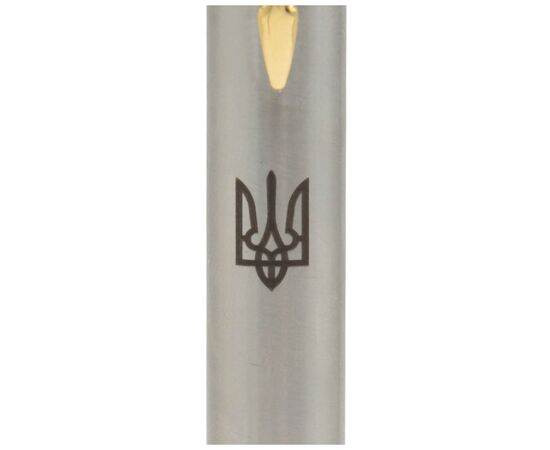 Ручка шариковая Parker IM 17 UKRAINE Brushed Metal GT BP Трезубец (22232_TR), изображение 2 Ручка шариковая Parker IM 17 UKRAINE Brushed Metal GT BP Трезубец (22232_TR), изображение 2