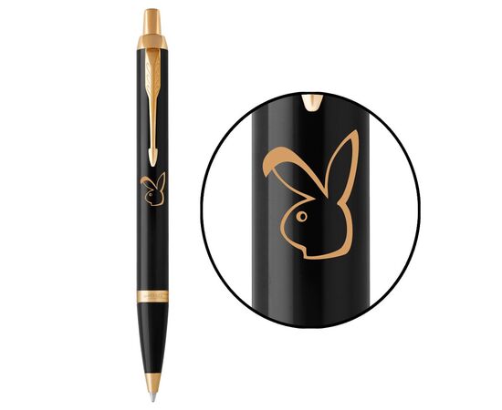 Ручка шариковая Parker IM 17 ZODIAC Black GT BP Боевой Кролик (22032_Z202y)