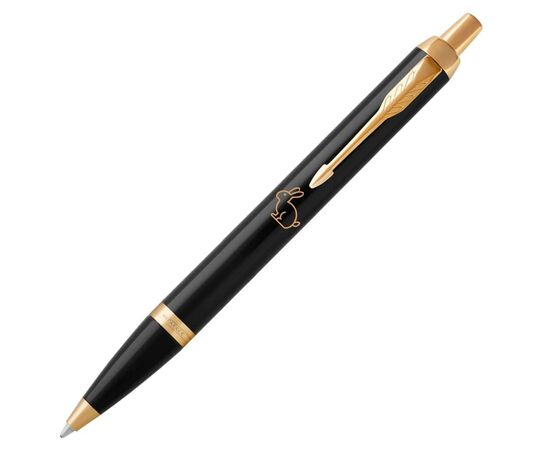 Ручка кулькова Parker IM 17 ZODIAC Black GT BP Чорний Кролик (22032_Z204y), зображення 3 Ручка кулькова Parker IM 17 ZODIAC Black GT BP Чорний Кролик (22032_Z204y), зображення 3
