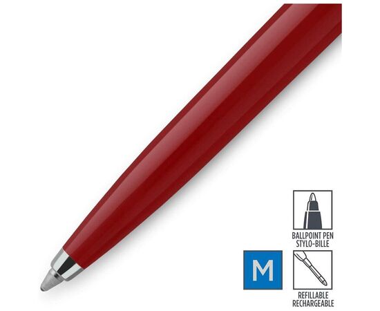 Ручка шариковая Parker JOTTER 17 Originals Red CT BP блистер (15 736), изображение 4 Ручка шариковая Parker JOTTER 17 Originals Red CT BP блистер (15 736), изображение 4