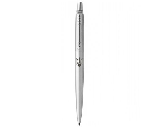 Ручка шариковая Parker JOTTER 17 UKRAINE SS CT BP Трезубец (16132_TR)