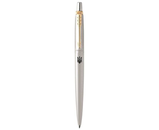 Ручка шариковая Parker JOTTER 17 UKRAINE SS GT BP Трезубец (16032_TR)