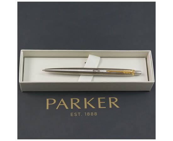 Ручка шариковая Parker JOTTER 17 UKRAINE SS GT BP Трезубец ЗСУ (16032_T039b), изображение 5 Ручка шариковая Parker JOTTER 17 UKRAINE SS GT BP Трезубец ЗСУ (16032_T039b), изображение 5