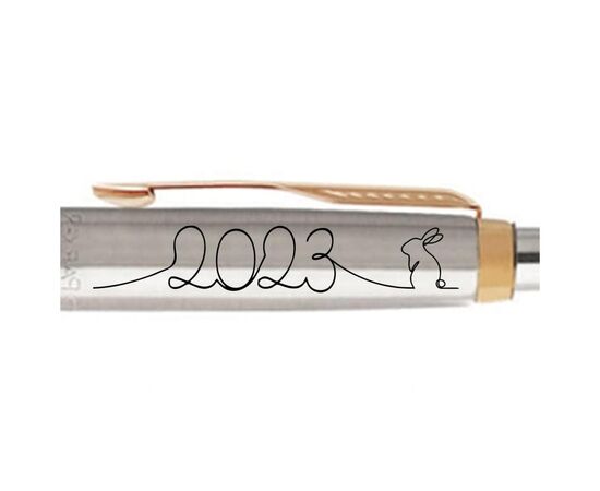Ручка шариковая Parker JOTTER 17 ZODIAC SS GT BP 2023 Год Кролика (16032_Z212b), изображение 2 Ручка шариковая Parker JOTTER 17 ZODIAC SS GT BP 2023 Год Кролика (16032_Z212b), изображение 2