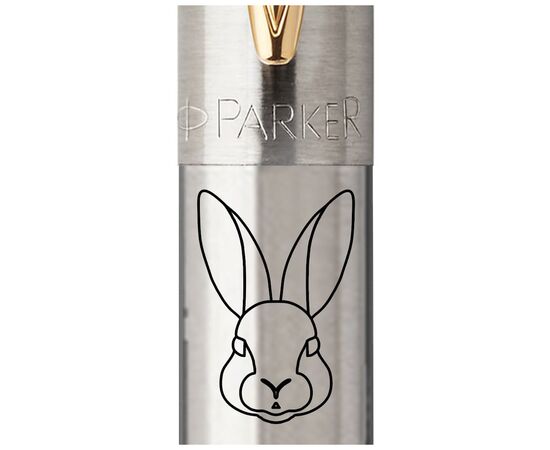 Ручка шариковая Parker JOTTER 17 ZODIAC SS GT BP Кролик (16032_Z201b), изображение 2 Ручка шариковая Parker JOTTER 17 ZODIAC SS GT BP Кролик (16032_Z201b), изображение 2