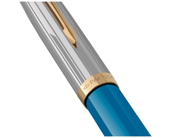 Ручка шариковая Parker 51 Premium Turquoise GT BP (56 432), изображение 4 Ручка шариковая Parker 51 Premium Turquoise GT BP (56 432), изображение 4