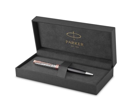 Ручка шариковая Parker SONNET 17 Metal & Grey Lacquer PGT BP (68 232), изображение 6 Ручка шариковая Parker SONNET 17 Metal & Grey Lacquer PGT BP (68 232), изображение 6
