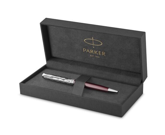 Ручка шариковая Parker SONNET 17 Metal & Red Lacquer CT BP (68 332), изображение 6 Ручка шариковая Parker SONNET 17 Metal & Red Lacquer CT BP (68 332), изображение 6