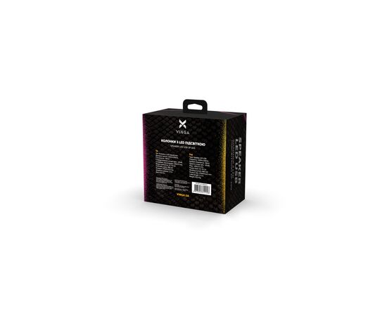 Акустическая система Vinga SP-200 LED USB Black, изображение 5 Акустическая система Vinga SP-200 LED USB Black, изображение 5