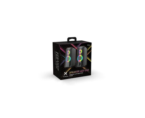 Акустическая система Vinga SP-200 LED USB Black, изображение 6 Акустическая система Vinga SP-200 LED USB Black, изображение 6