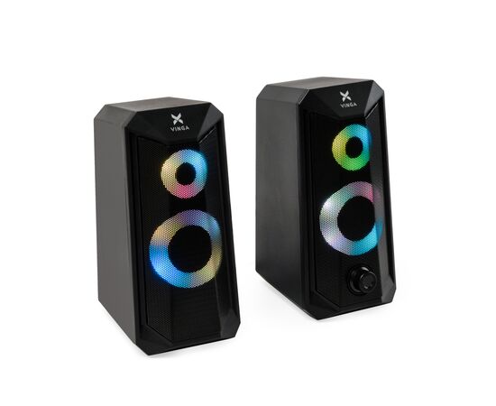 Акустическая система Vinga SP-200 LED USB Black, изображение 7 Акустическая система Vinga SP-200 LED USB Black, изображение 7