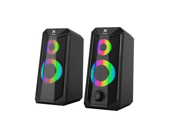Акустическая система Vinga SP-200 LED USB Black