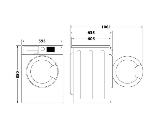Стиральная машина Whirlpool FFB11469BCVUA, изображение 2 Стиральная машина Whirlpool FFB11469BCVUA, изображение 2