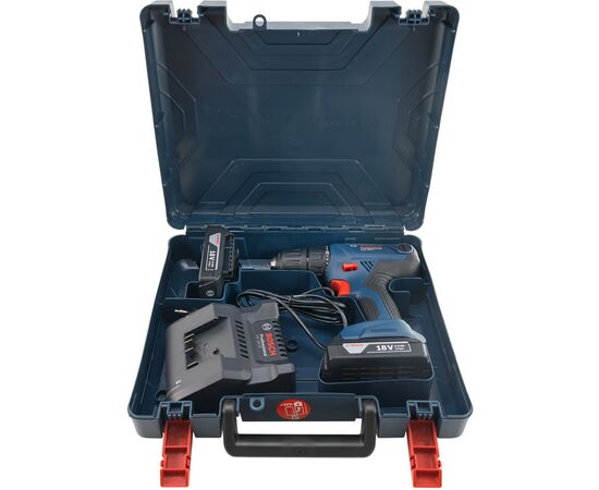 Шуруповерт Bosch GSR 180 LI + 2х2.0 Ah + Набір біт 11 шт. + набір свердл 12 шт. (0.601.9F8.10A), зображення 9 Шуруповерт Bosch GSR 180 LI + 2х2.0 Ah + Набір біт 11 шт. + набір свердл 12 шт. (0.601.9F8.10A), зображення 9