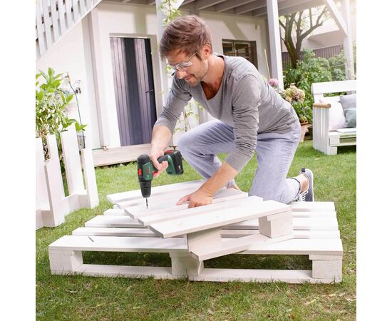 Шуруповерт Bosch UniversalDrill 18V, 2x1.5Ач, 40Нм, 440/1450 об/хв, ЗП, 1.2кг, кейс (0.603.9D4.002), зображення 4 Шуруповерт Bosch UniversalDrill 18V, 2x1.5Ач, 40Нм, 440/1450 об/хв, ЗП, 1.2кг, кейс (0.603.9D4.002), зображення 4