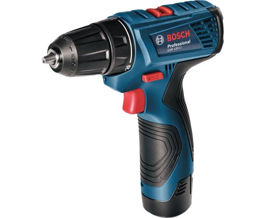 Шуруповерт Bosch GSR 120-LI, 2х2Ач, набор бит 11ед и сверл 12ед. (0.601.9G8.002)