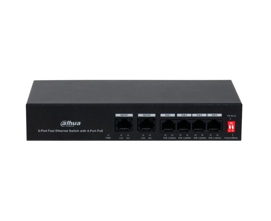 Коммутатор сетевой Dahua DH-PFS3006-4ET-36, изображение 2 Коммутатор сетевой Dahua DH-PFS3006-4ET-36, изображение 2