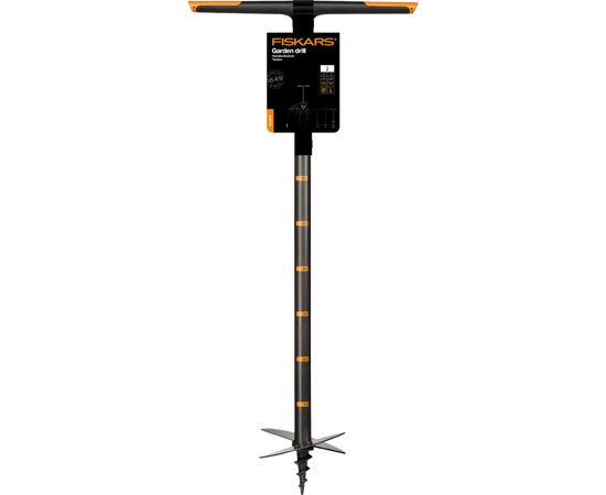 Земляной бур Fiskars садовый QuikDrill L, великий, 110 см, 2500г (1000640), изображение 3 Земляной бур Fiskars садовый QuikDrill L, великий, 110 см, 2500г (1000640), изображение 3