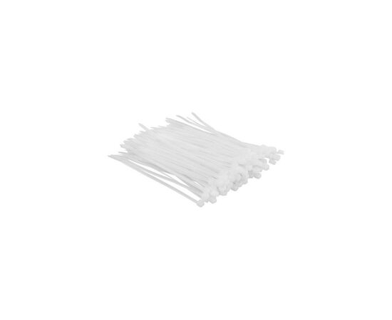 Стяжка Top Tools біла, 2.5x100 мм, пластик, 100 шт. (44E950)