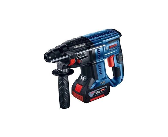 Перфоратор Bosch GBH 180-LI, 1x4.0 Ач, 18, 2 Дж, набір SDS Plus, 2.3 кг (0.615.990.M9C)
