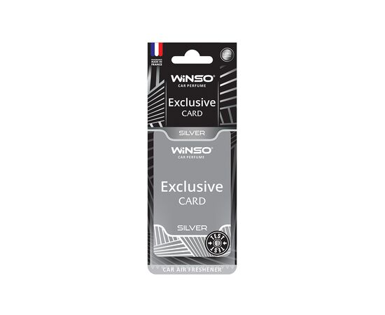 Ароматизатор для автомобіля WINSO Card Exclusive Silver (533170)