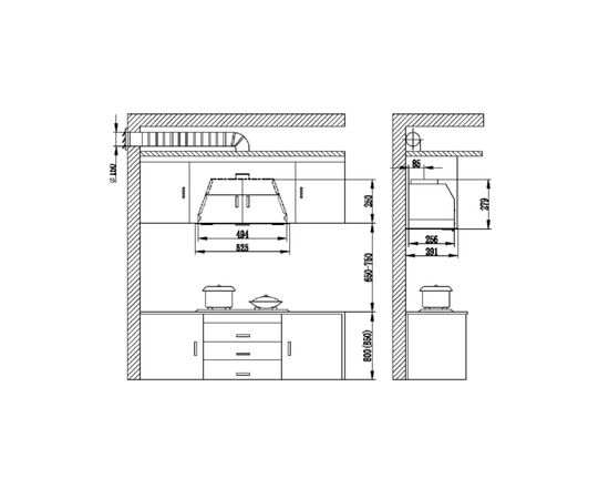 Вытяжка кухонная ZIRTAL GRUPPO 5 BL TOUCH, изображение 6 Вытяжка кухонная ZIRTAL GRUPPO 5 BL TOUCH, изображение 6