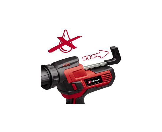 Пистолет для герметика Einhell TE-SG 18/10 Li (без АКБ и ЗУ) (4522250), изображение 3 Пистолет для герметика Einhell TE-SG 18/10 Li (без АКБ и ЗУ) (4522250), изображение 3