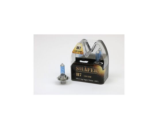 Автолампа SHAFER H712V55WSilvertopSuperVision+50 (SL3007S)