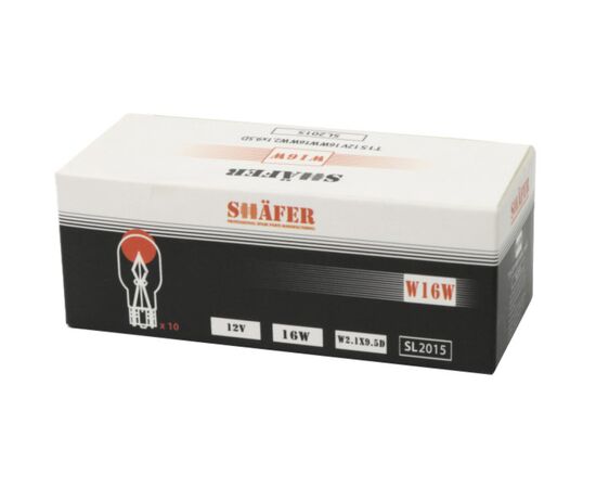 Автолампа SHAFER 12V16WW16WW2.19.5D (SL2015), изображение 2 Автолампа SHAFER 12V16WW16WW2.19.5D (SL2015), изображение 2
