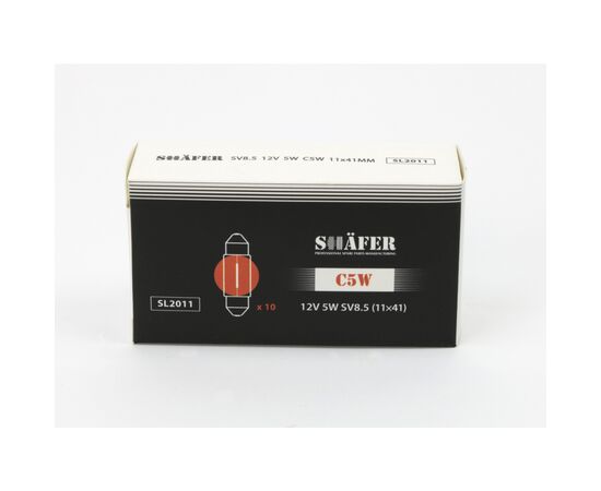 Автолампа SHAFER 12V5WC5WSV8.5 (SL2011), изображение 2 Автолампа SHAFER 12V5WC5WSV8.5 (SL2011), изображение 2