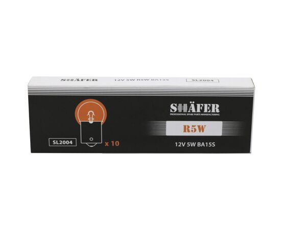 Автолампа SHAFER 12V5WR5WBA15S (SL2004), изображение 2 Автолампа SHAFER 12V5WR5WBA15S (SL2004), изображение 2