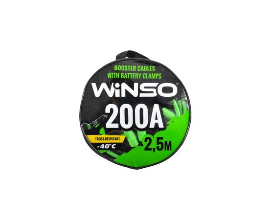 Провода для запуска для автомобиля WINSO 200А, 2,5м (138210), изображение 3 Провода для запуска для автомобиля WINSO 200А, 2,5м (138210), изображение 3