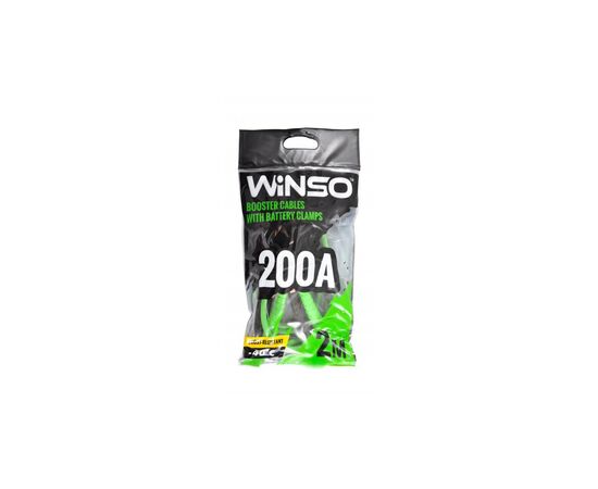 Провода для запуска для автомобиля WINSO 200А, 2м (138200), изображение 2 Провода для запуска для автомобиля WINSO 200А, 2м (138200), изображение 2