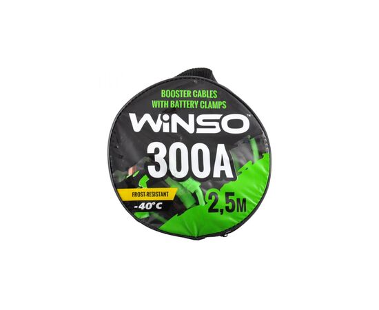 Дроти для запуску для автомобіля WINSO 300А, 2,5м (138310), зображення 2 Дроти для запуску для автомобіля WINSO 300А, 2,5м (138310), зображення 2