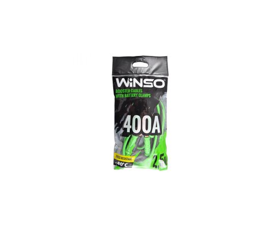 Провода для запуска для автомобиля WINSO 400А, 2,5м (138410), изображение 2 Провода для запуска для автомобиля WINSO 400А, 2,5м (138410), изображение 2