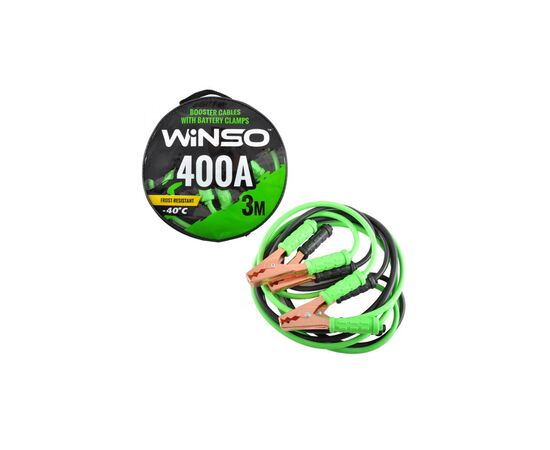 Провода для запуска для автомобиля WINSO 400А, 3м (138430), изображение 3 Провода для запуска для автомобиля WINSO 400А, 3м (138430), изображение 3