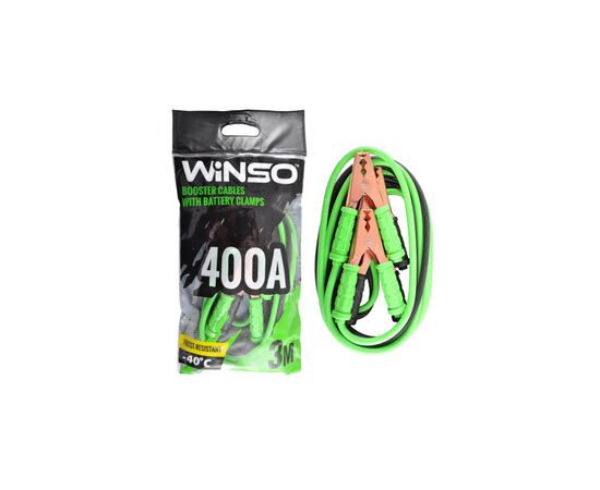 Провода для запуска для автомобиля WINSO 400А, 3м (138420), изображение 3 Провода для запуска для автомобиля WINSO 400А, 3м (138420), изображение 3