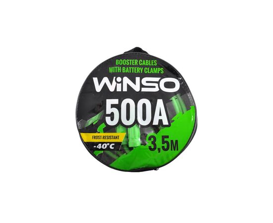 Провода для запуска для автомобиля WINSO 500А, 3,5м (138510), изображение 2 Провода для запуска для автомобиля WINSO 500А, 3,5м (138510), изображение 2
